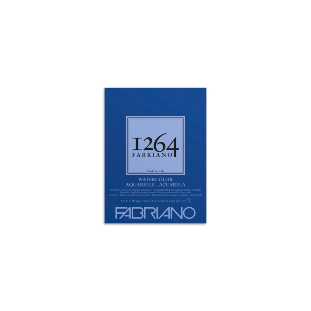 LIBRETAS PAPEL ACUARELA 300G ( 9 X 12") 30H