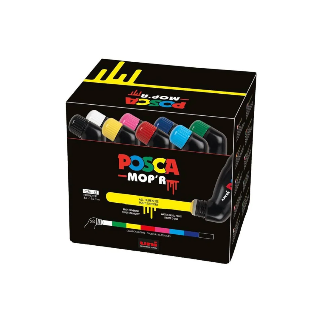 JUEGO DE MARCADORES POSCA DE PINTURA 8/1 SURT