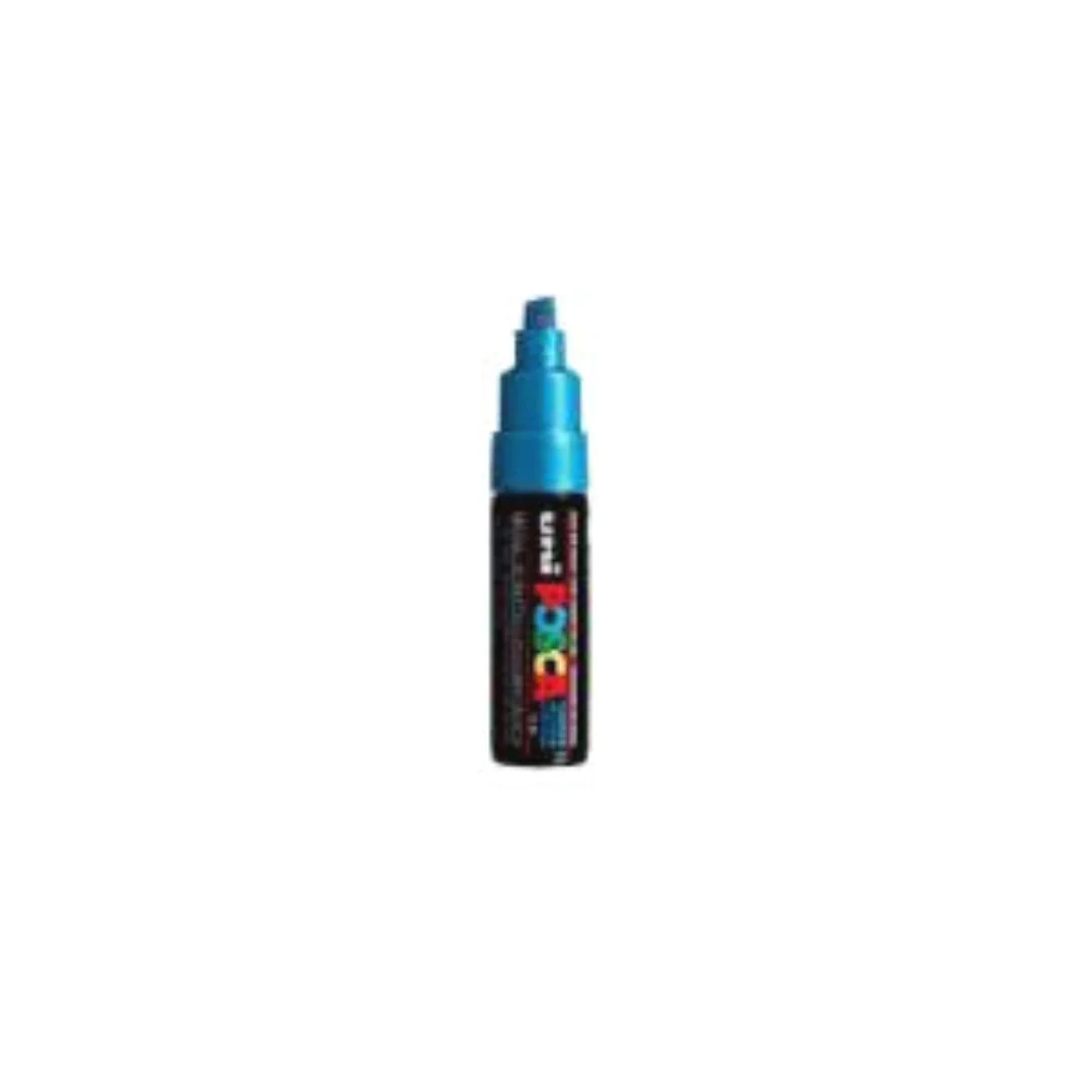 MARCADOR POSCA PUNTA ANCHA AZUL METALICO
