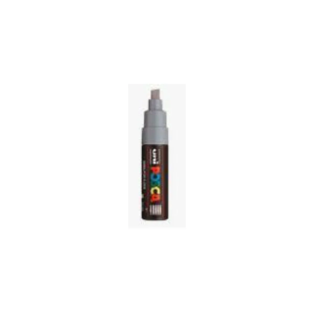 MARCADOR POSCA PUNTA ANCHA GRIS