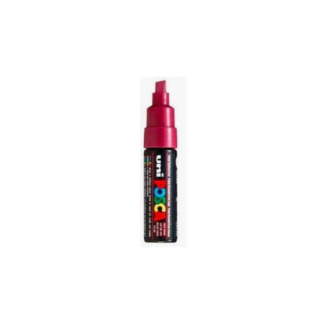 MARCADOR POSCA PUNTA ANCHA ROJO METALICO