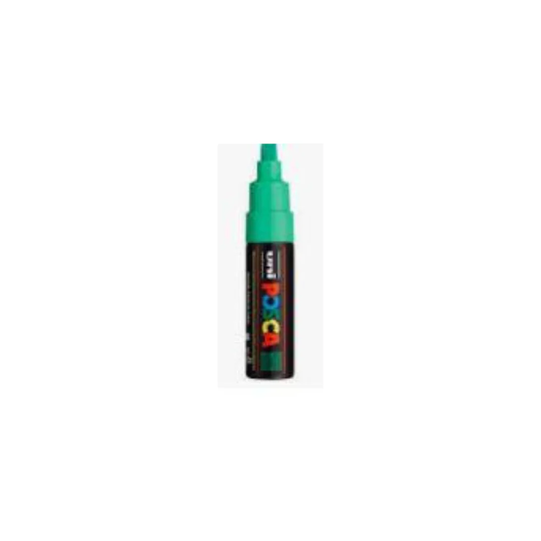 MARCADOR POSCA PUNTA ANCHA VERDE FLUO