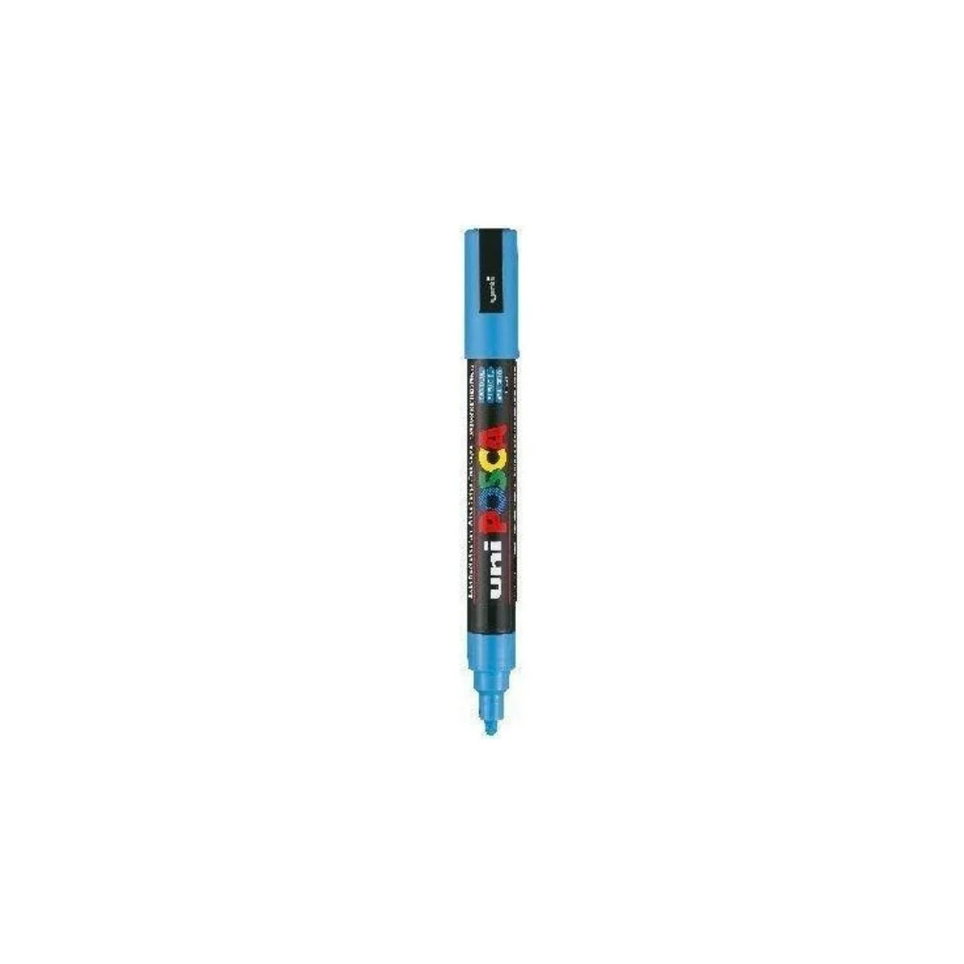 MARCADORES POSCA PTA. MED. T/BALA AZUL CIELO