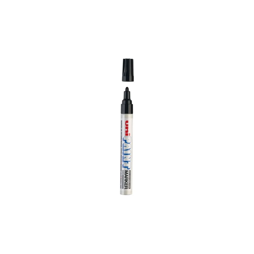MARCADORES UNI-PAINT SHINY PTO. FINO MED. NEGRO