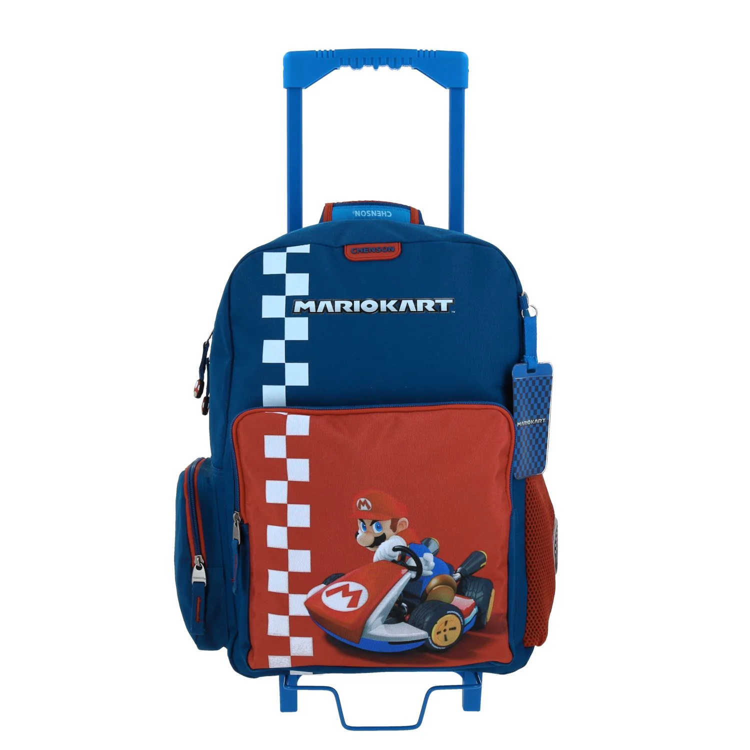 MOCHILA C/RUEDA CHENSON GDE. MARIO B. BRIFE AZUL  XXV
