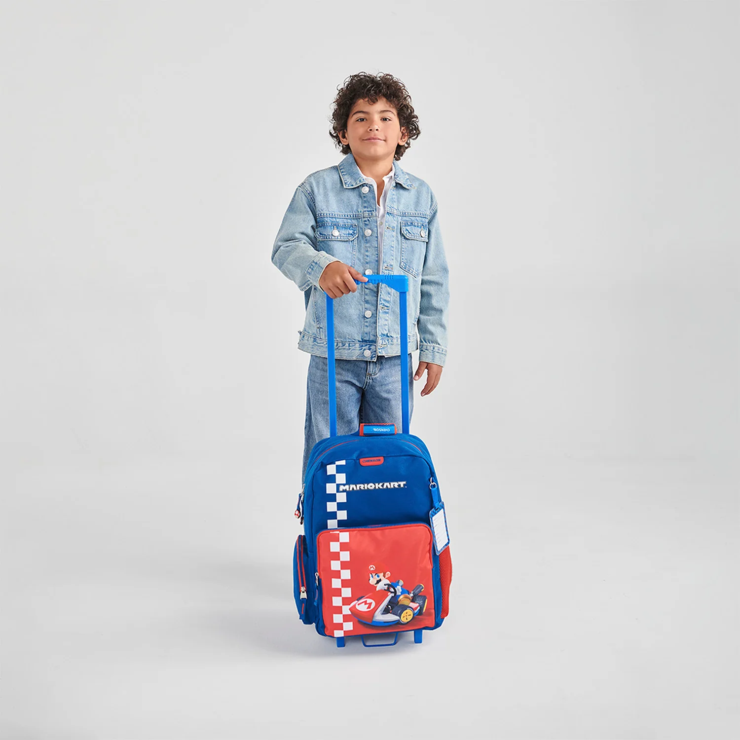 MOCHILA C/RUEDA CHENSON GDE. MARIO B. BRIFE AZUL  XXV - Image 8