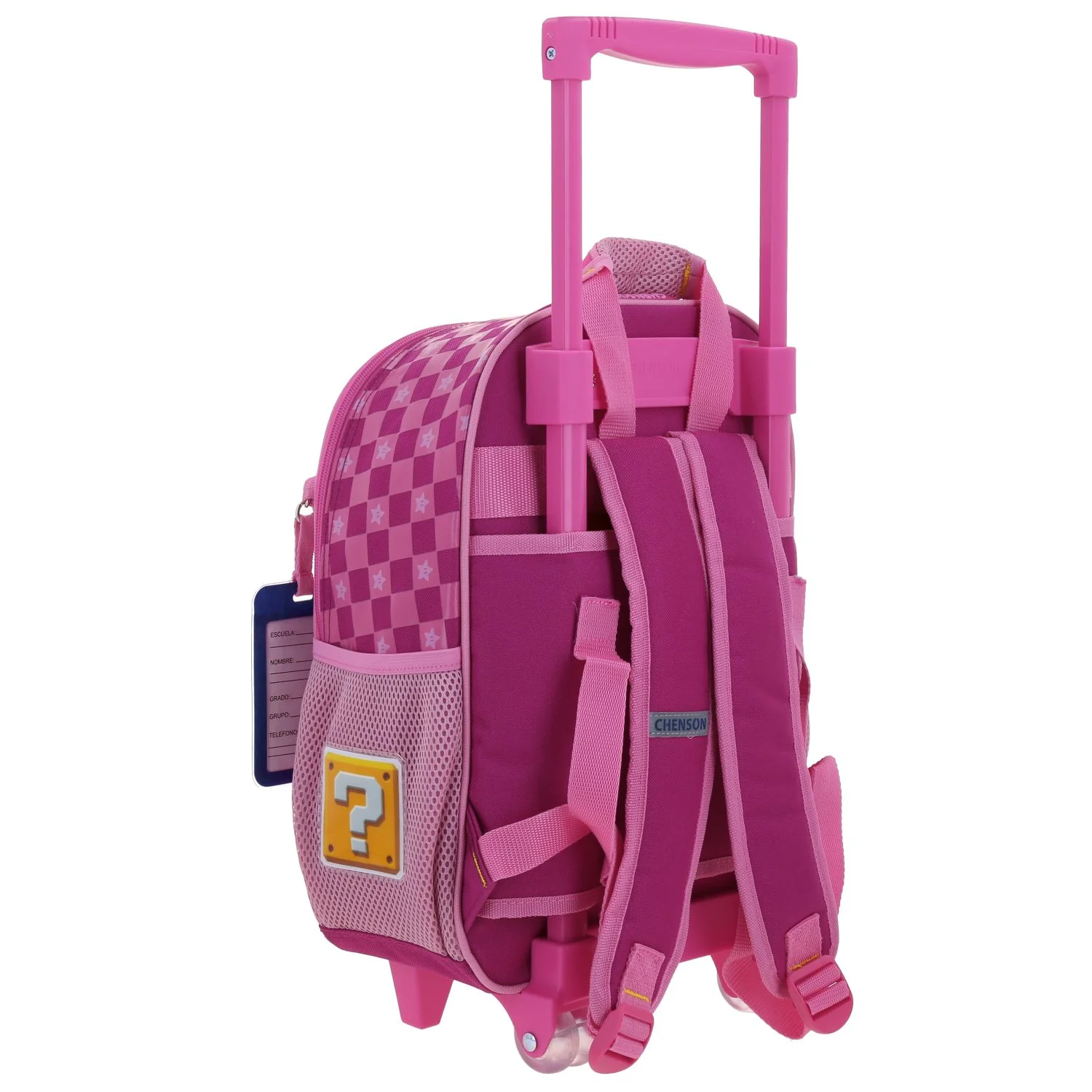MOCHILA C/RUEDA CHENSON PEQ. MARIO B. BARB ROSA XXV - Image 6