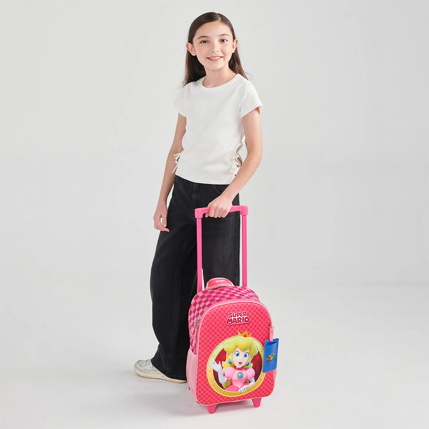 MOCHILA C/RUEDA CHENSON PEQ. MARIO B. BARB ROSA XXV - Image 8