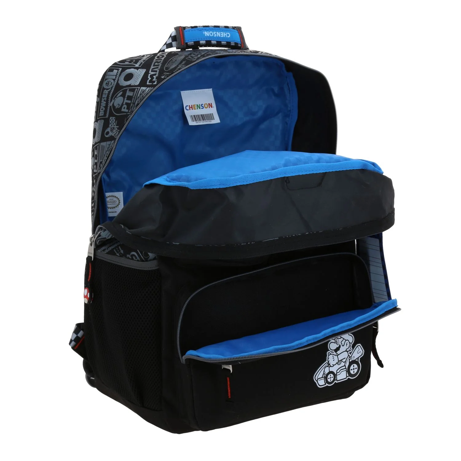 MOCHILA CHENSON EXTRA GDE. MARIO B. RACER NEGRO XXV - Image 3