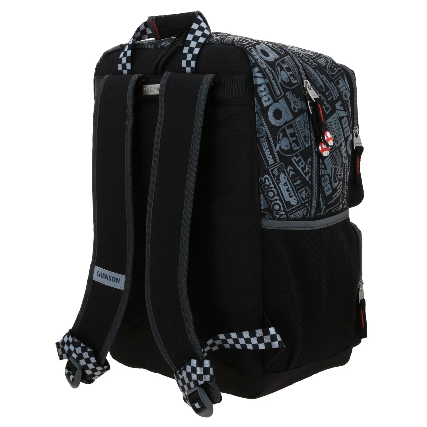 MOCHILA CHENSON EXTRA GDE. MARIO B. RACER NEGRO XXV - Image 5