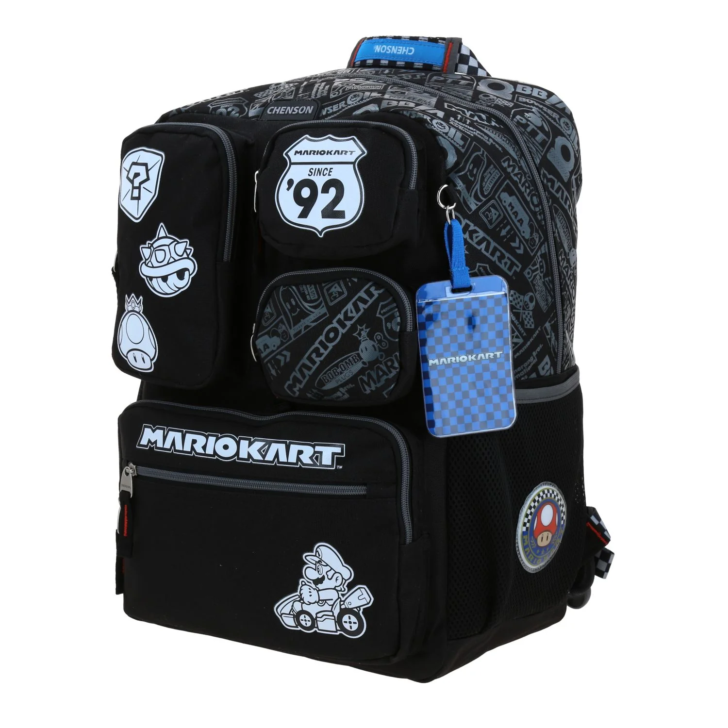 MOCHILA CHENSON EXTRA GDE. MARIO B. RACER NEGRO XXV - Image 6