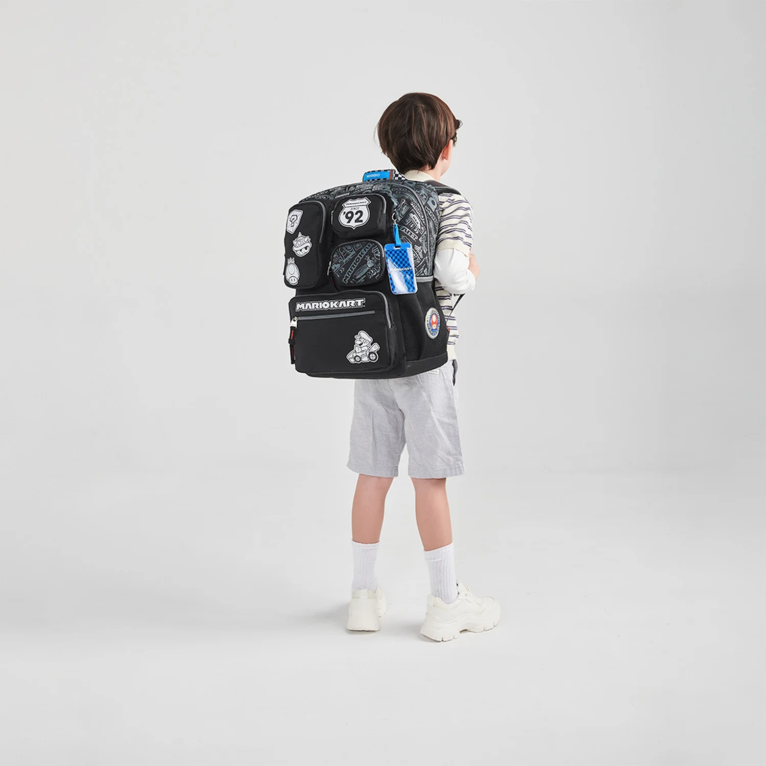 MOCHILA CHENSON EXTRA GDE. MARIO B. RACER NEGRO XXV - Image 9