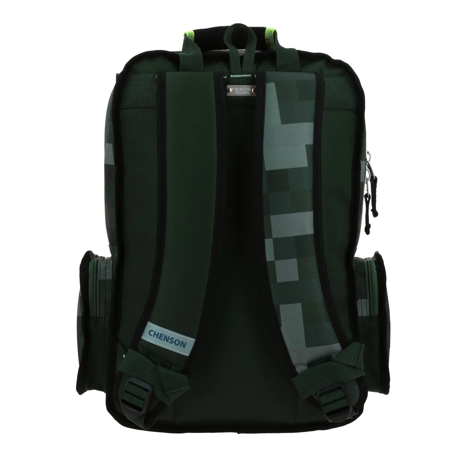 MOCHILA CHENSON ORIGINAL GRANDE PIXEL VERDE O. XXV - Image 5