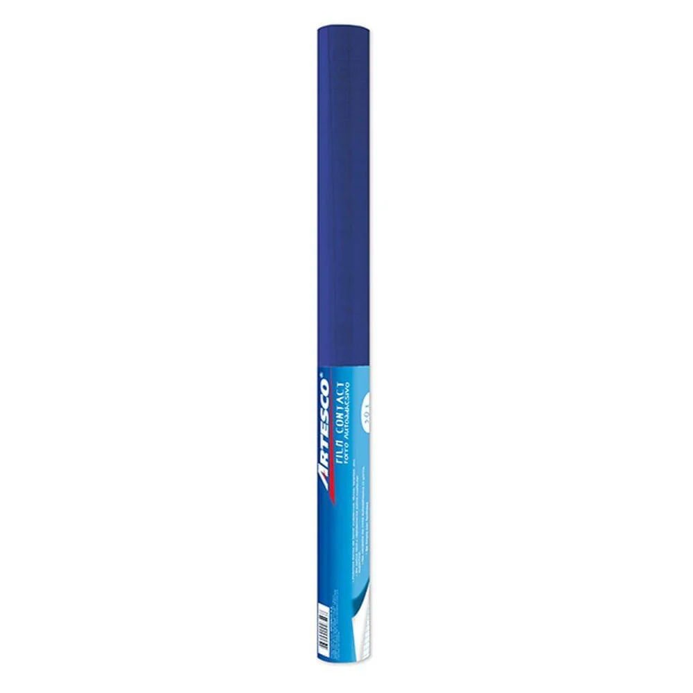 PAPEL ADHESIVO P/FORRAR 18" X 1.5MtS AZUL