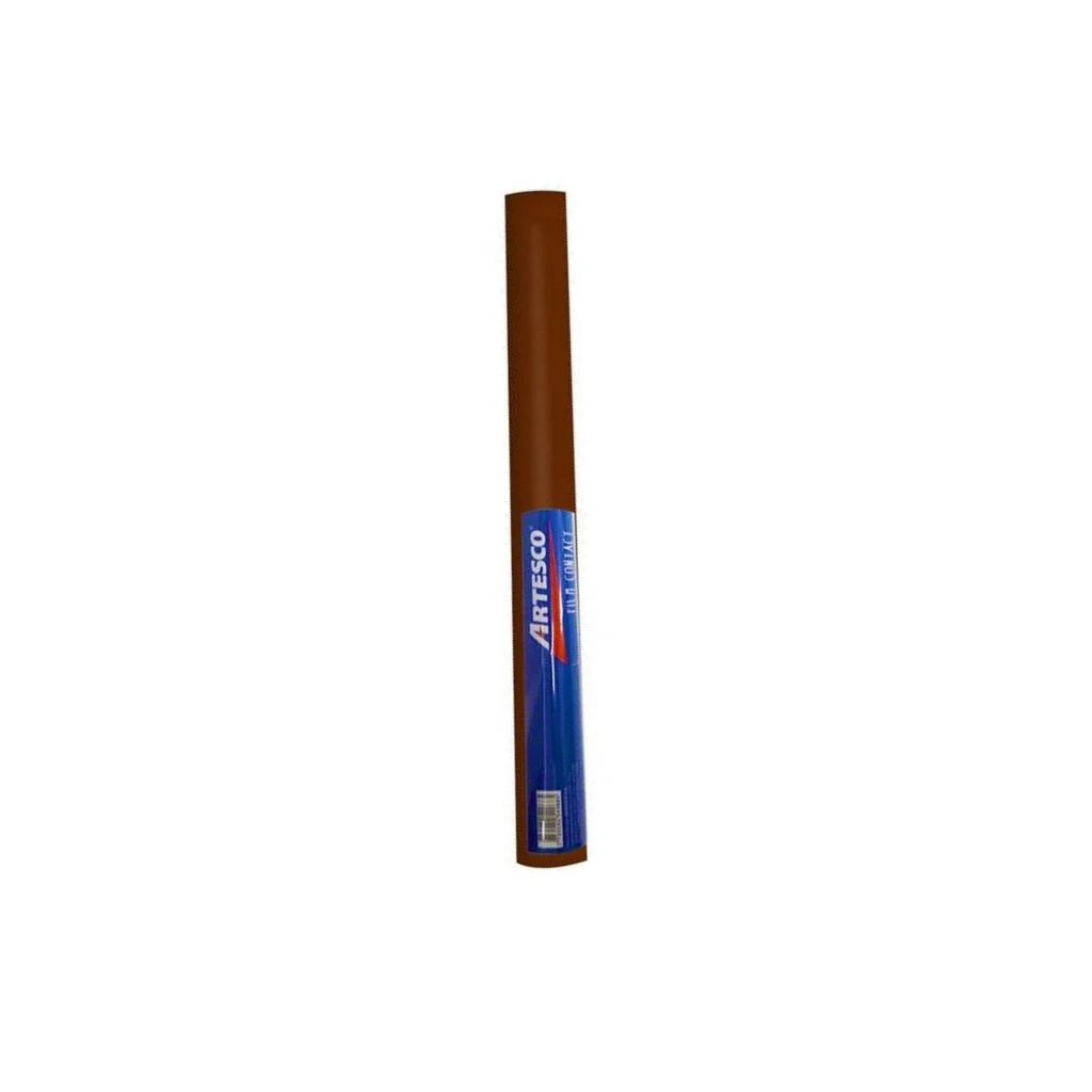PAPEL ADHESIVO P/FORRAR 18" X 1.5MtS MARRON