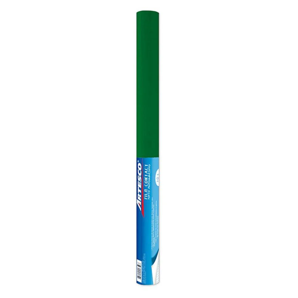 PAPEL ADHESIVO P/FORRAR 18" X 1.5Mts VERDE