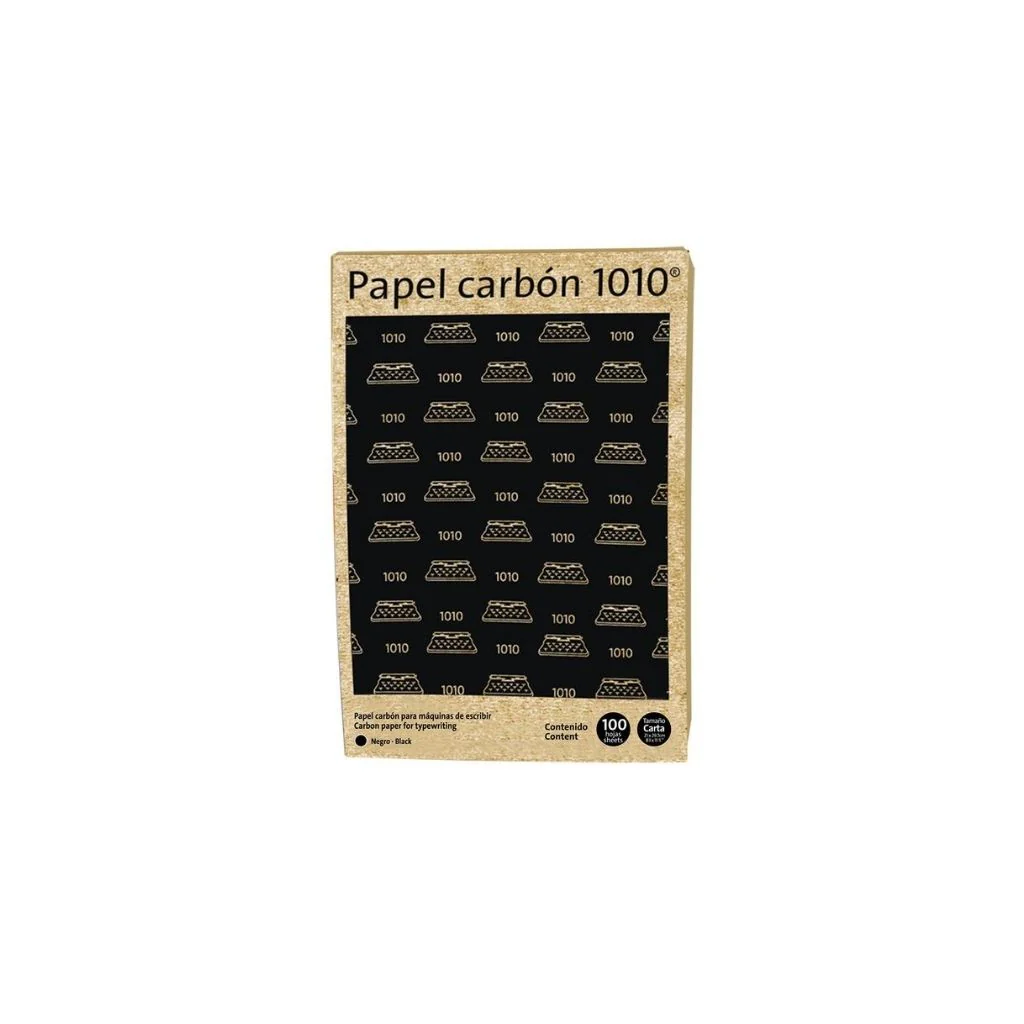 PAPEL CARBON (8.5 X 11) 100H NEGRO (20753)