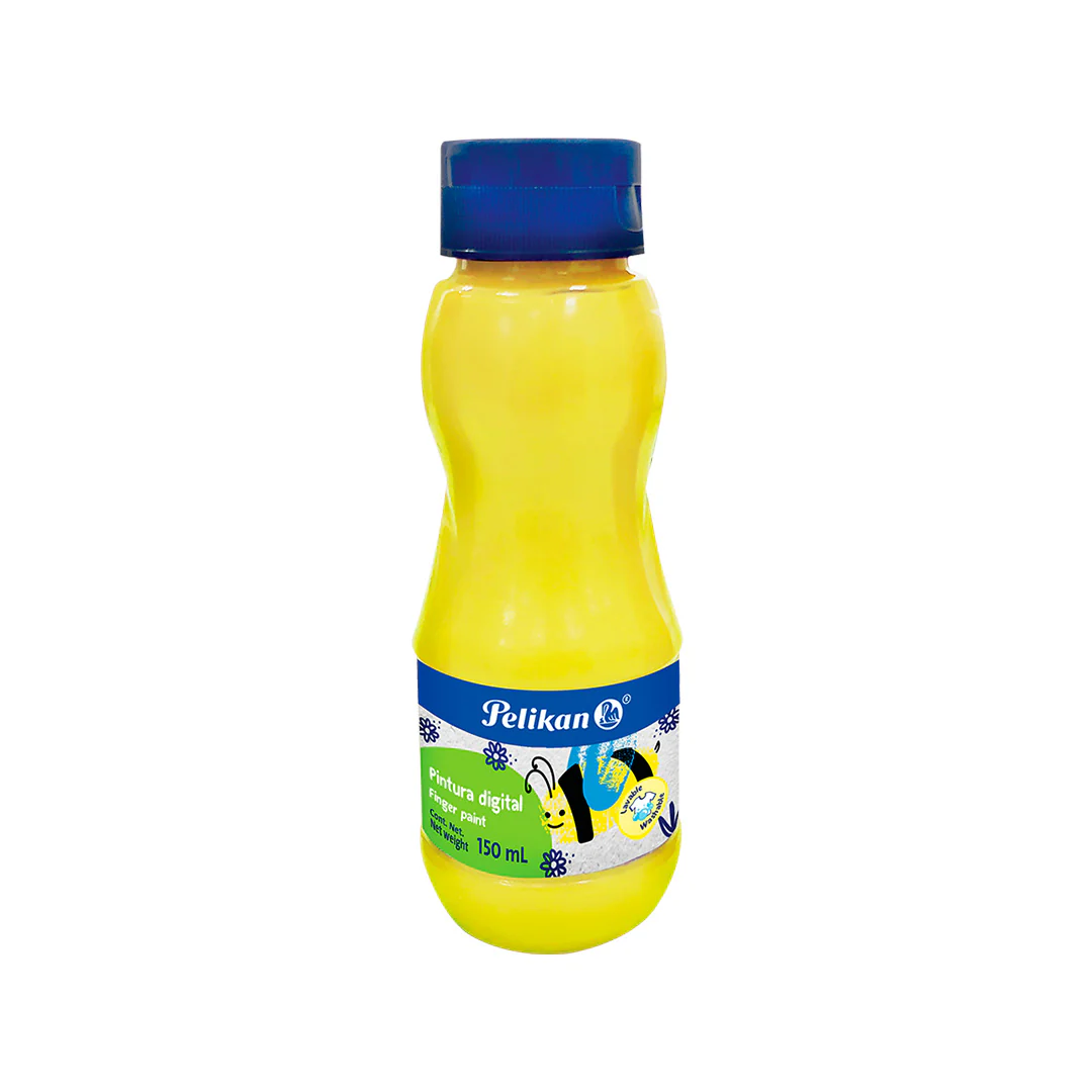 PINTURA P/DEDOS 150 ML  AMARILLA