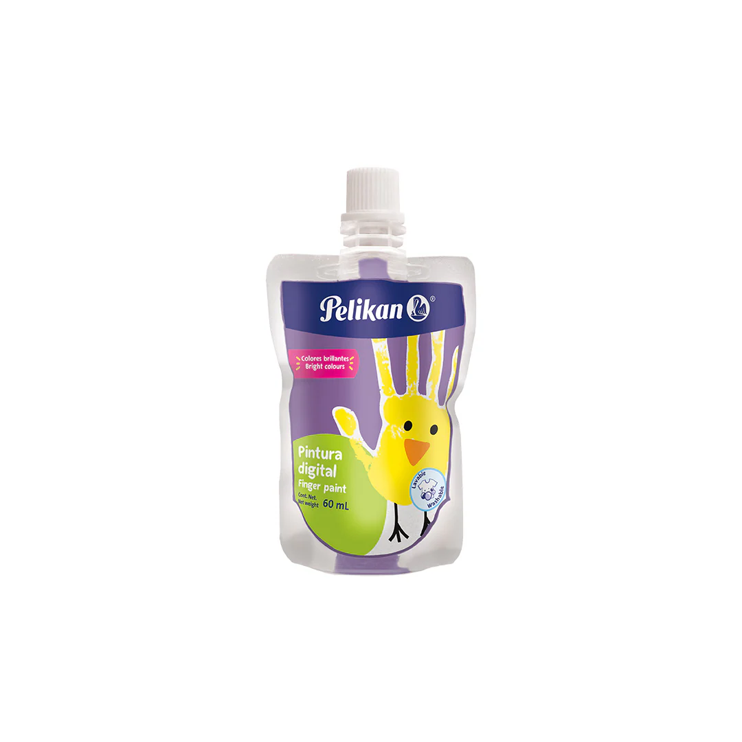 PINTURA P/DEDOS  60 ML VIOLETA FLEXIBLE