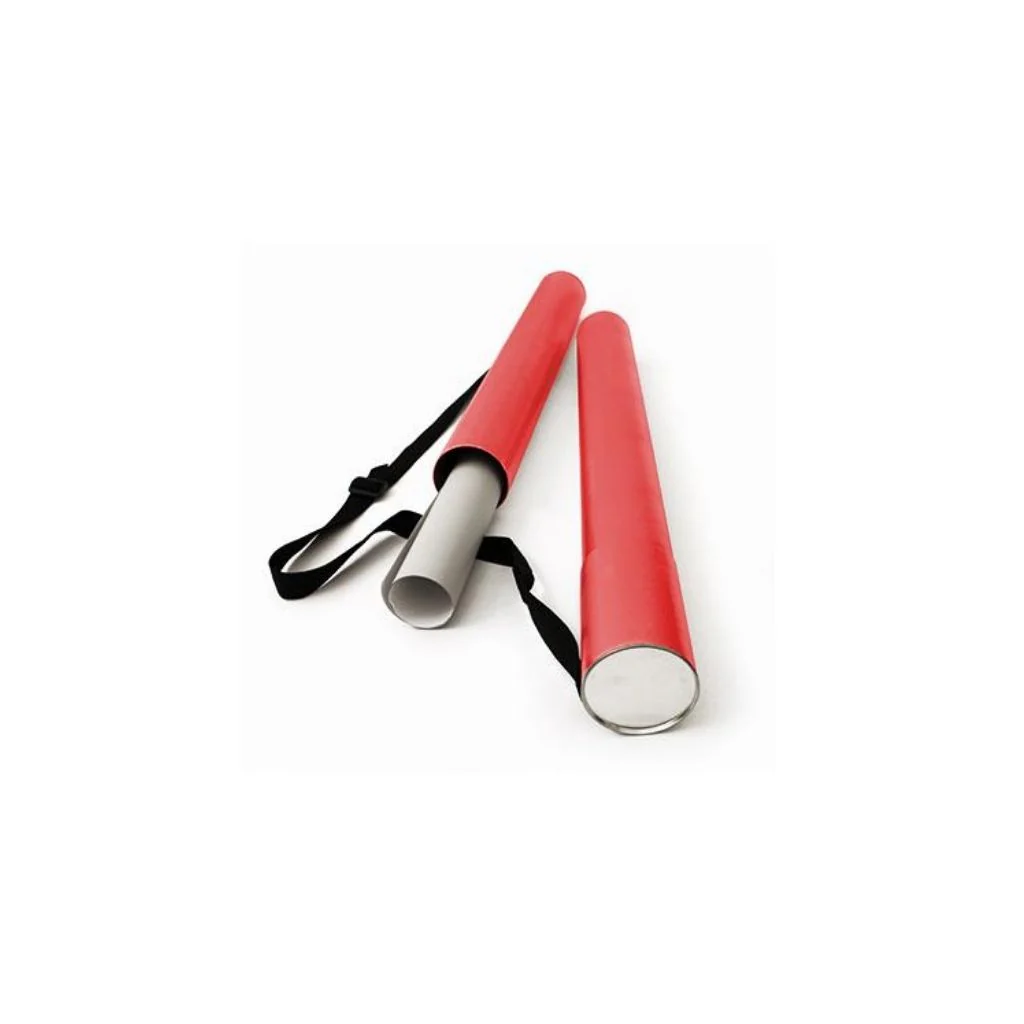 PORTAPLANOS DE CARTON C/CORREA 27" ROJO