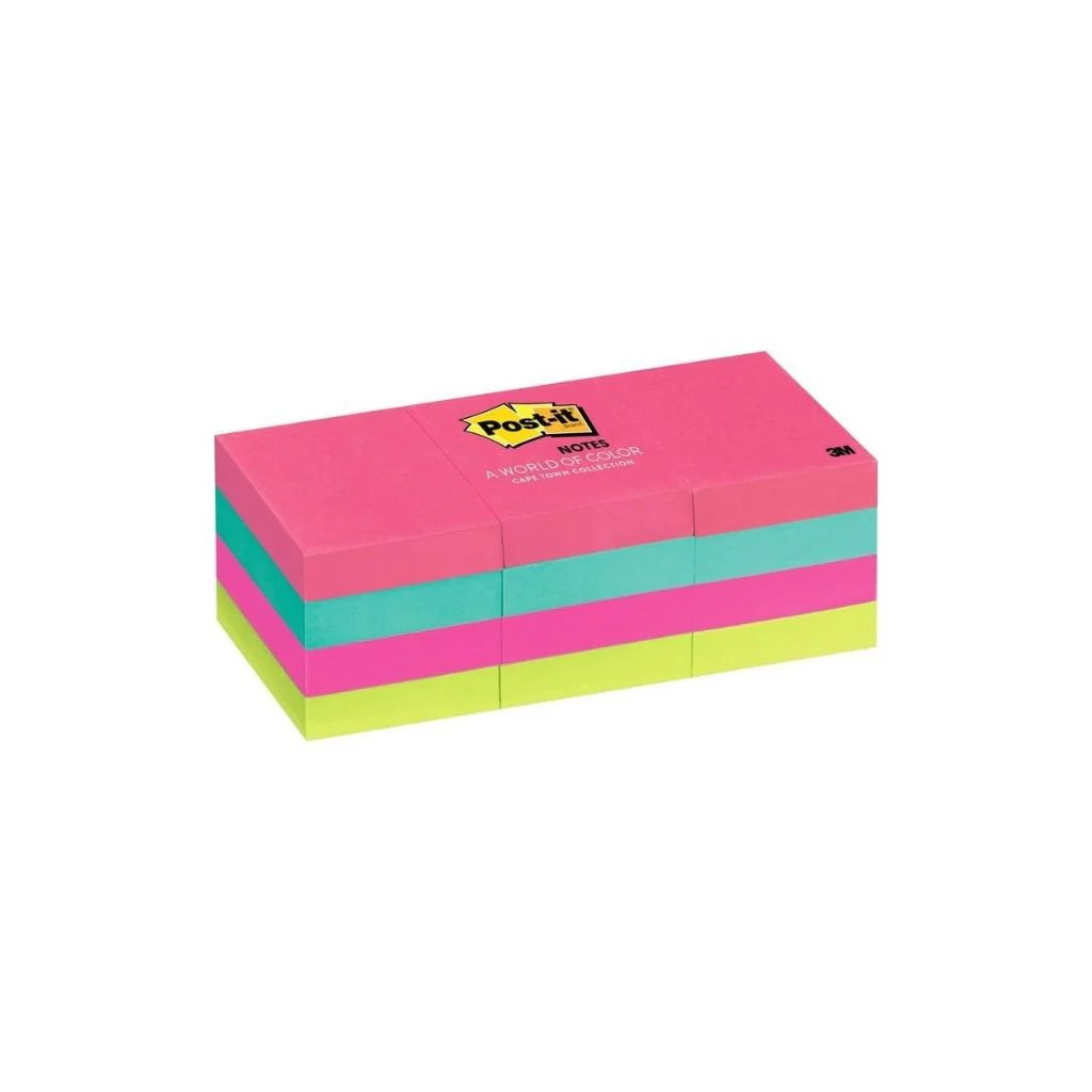 POST-IT (1-3/8 X 1-7/8) 12/1 NEON SURTIDO