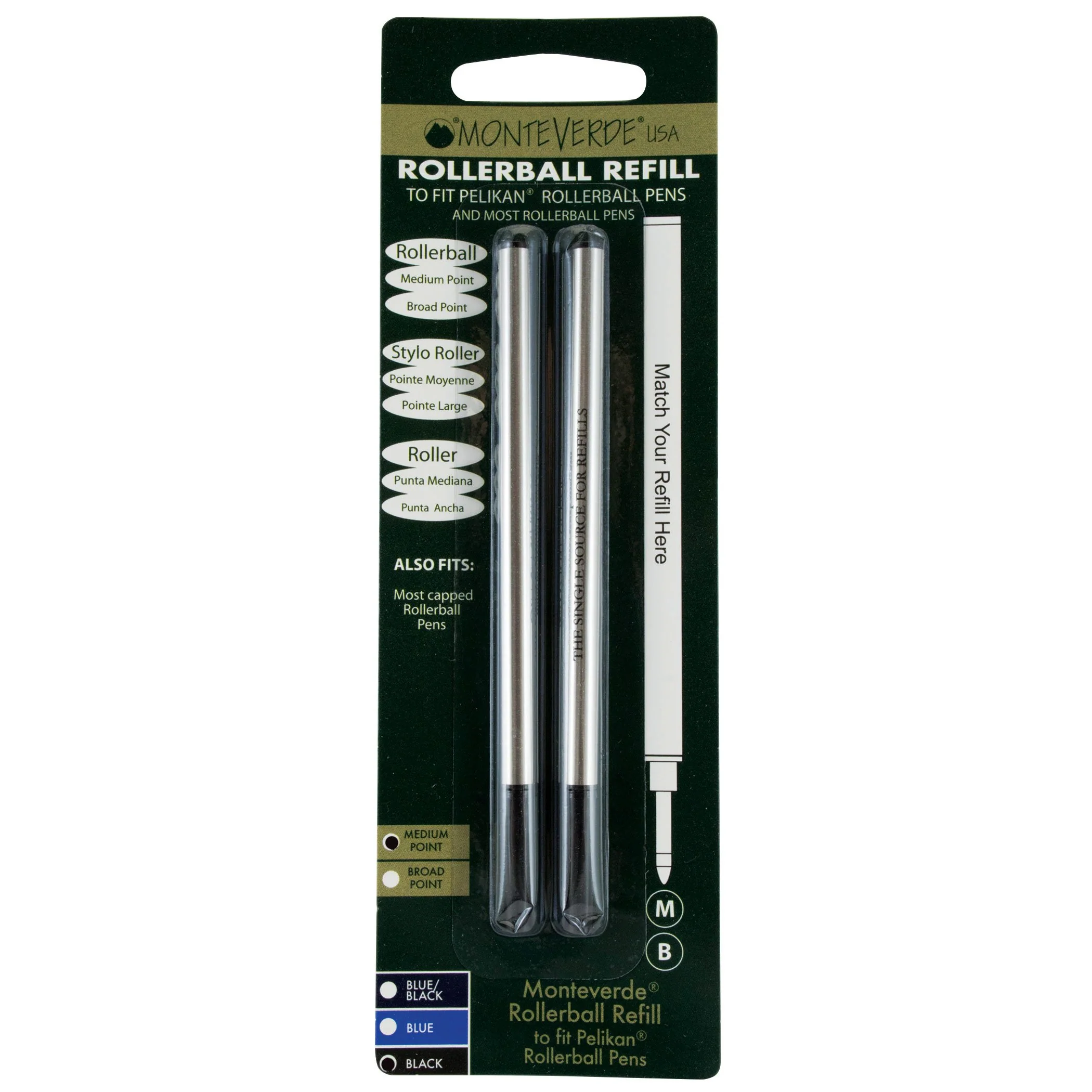 REPUESTOS P/BOLIGRAFOS Pelikan 2/1 NEGRO BLISTER