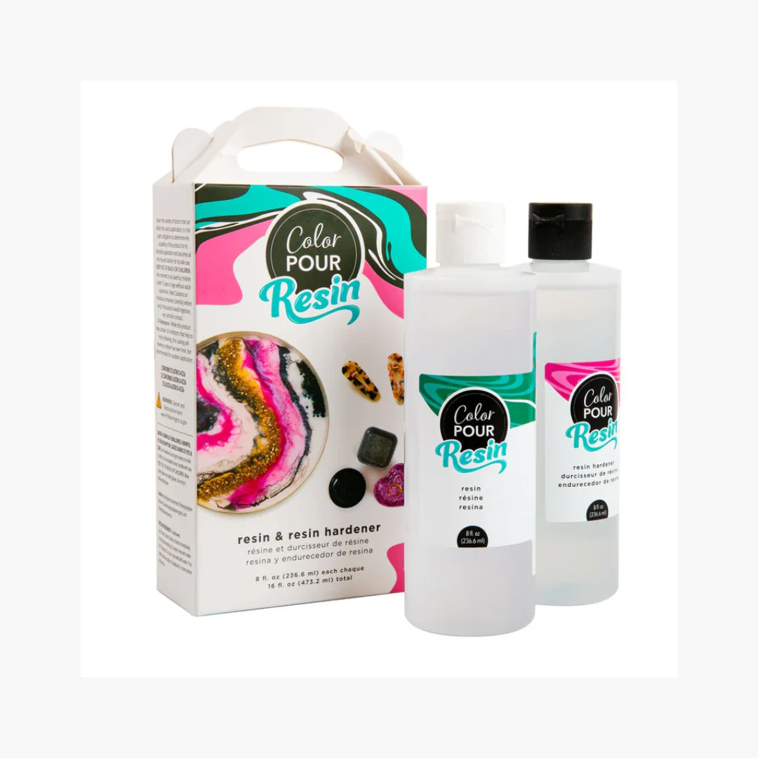 RESINA P/VERTER COLOR Y ENDURECEDOR 8 onza
