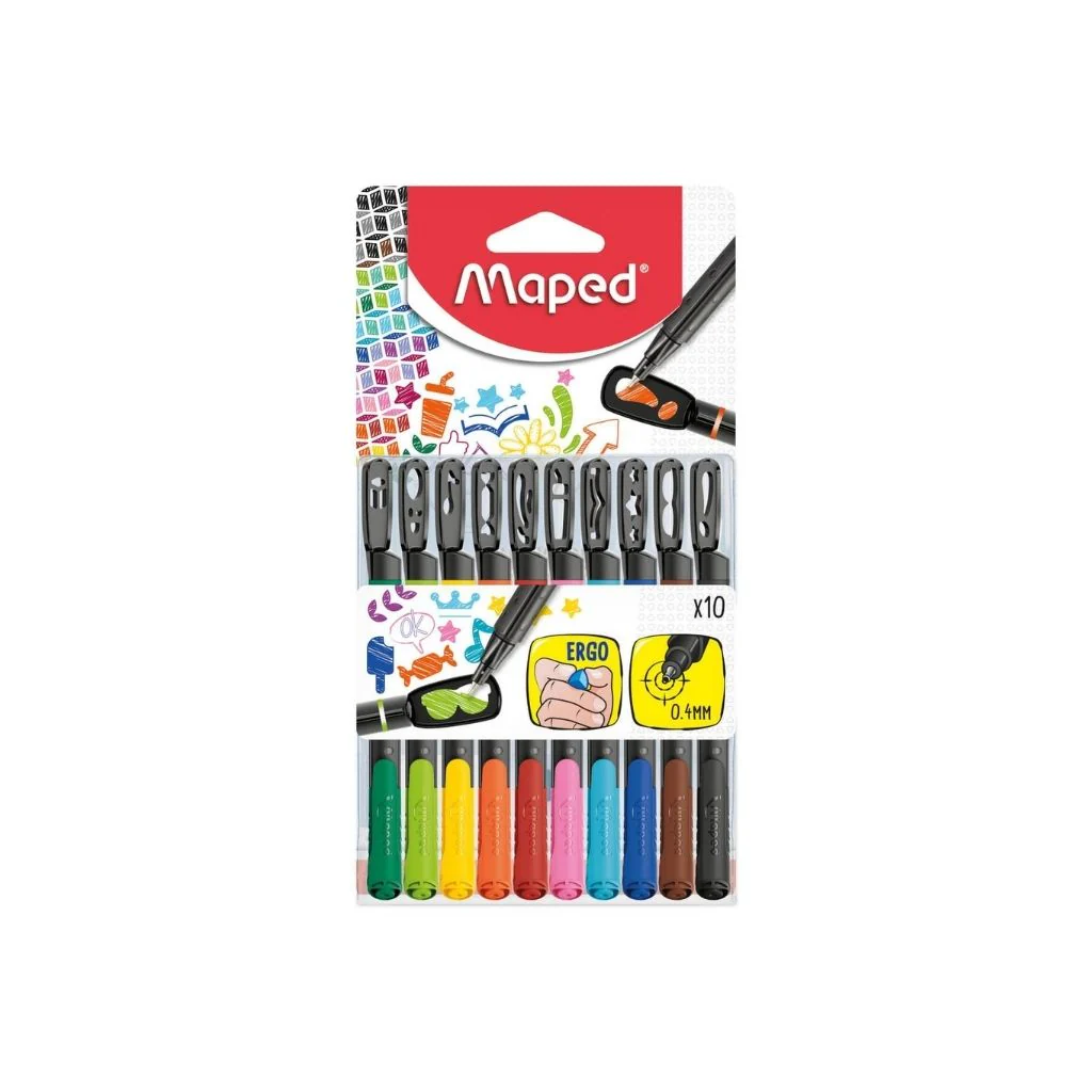 ROTULADOR FINO GRAPH MANIA X 10