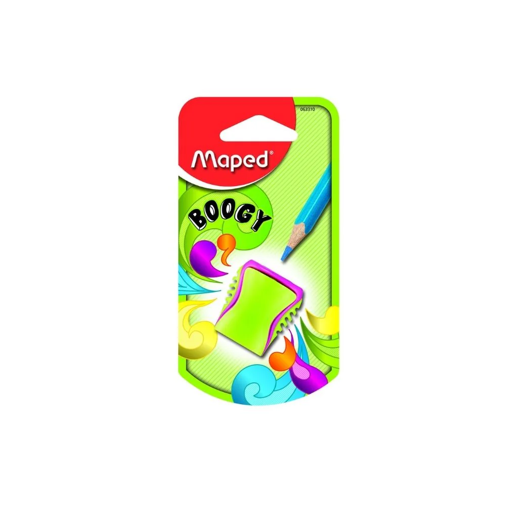 SACAPUNTAS C/DEPOSITO BOOGY 1 HOYO BLISTERS