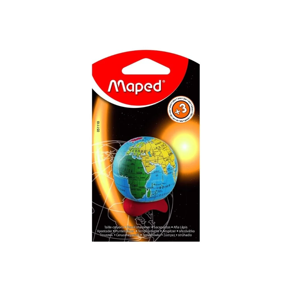 SACAPUNTAS GLOBO TERRAQUEO BL