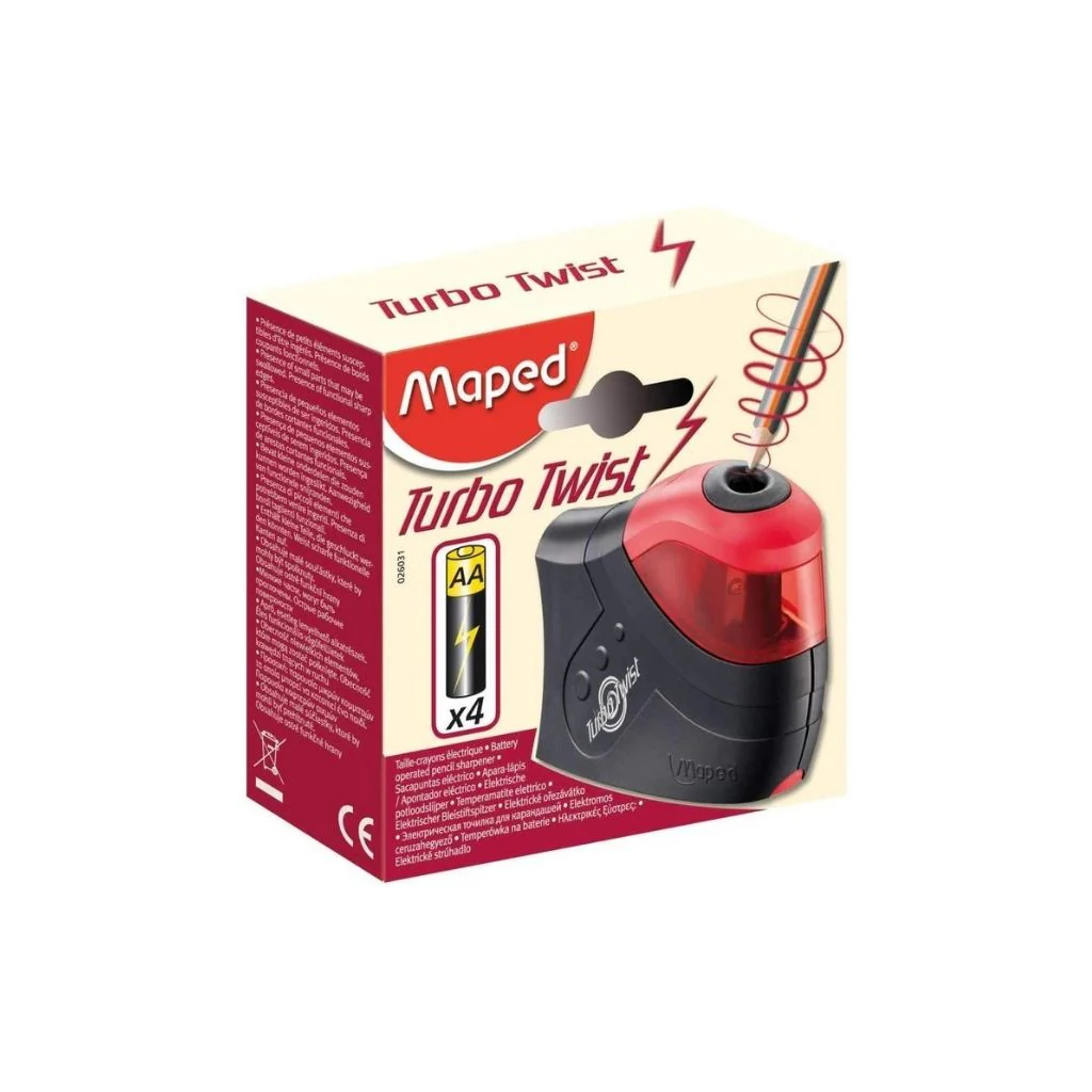 SACAPUNTAS TURBO TWIST DE PILAS