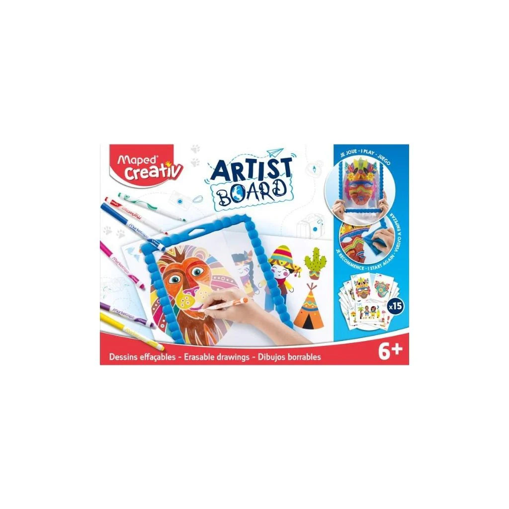 TABLERO ARTISTICO DIBUJOS BORRABLES 6+