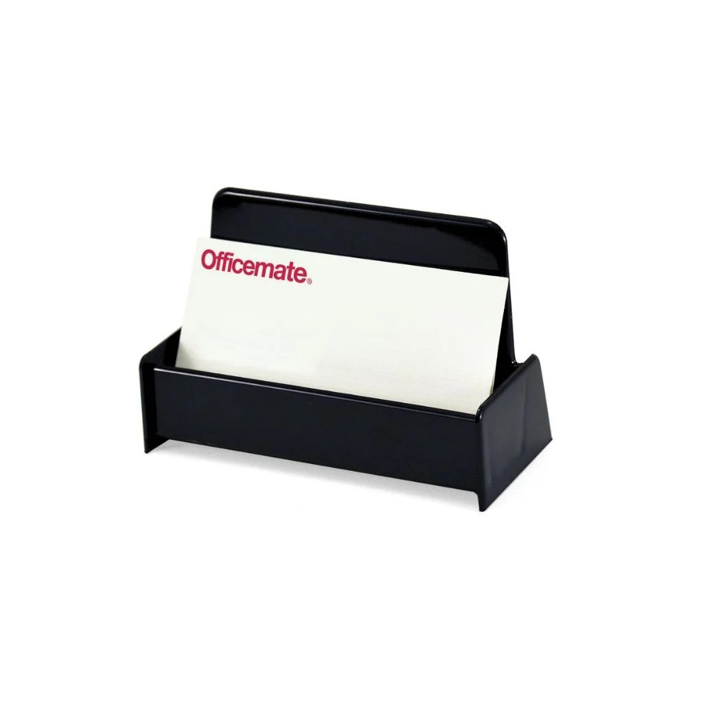 TARJETERO PLASTICO NEGRO T/BANQUITO