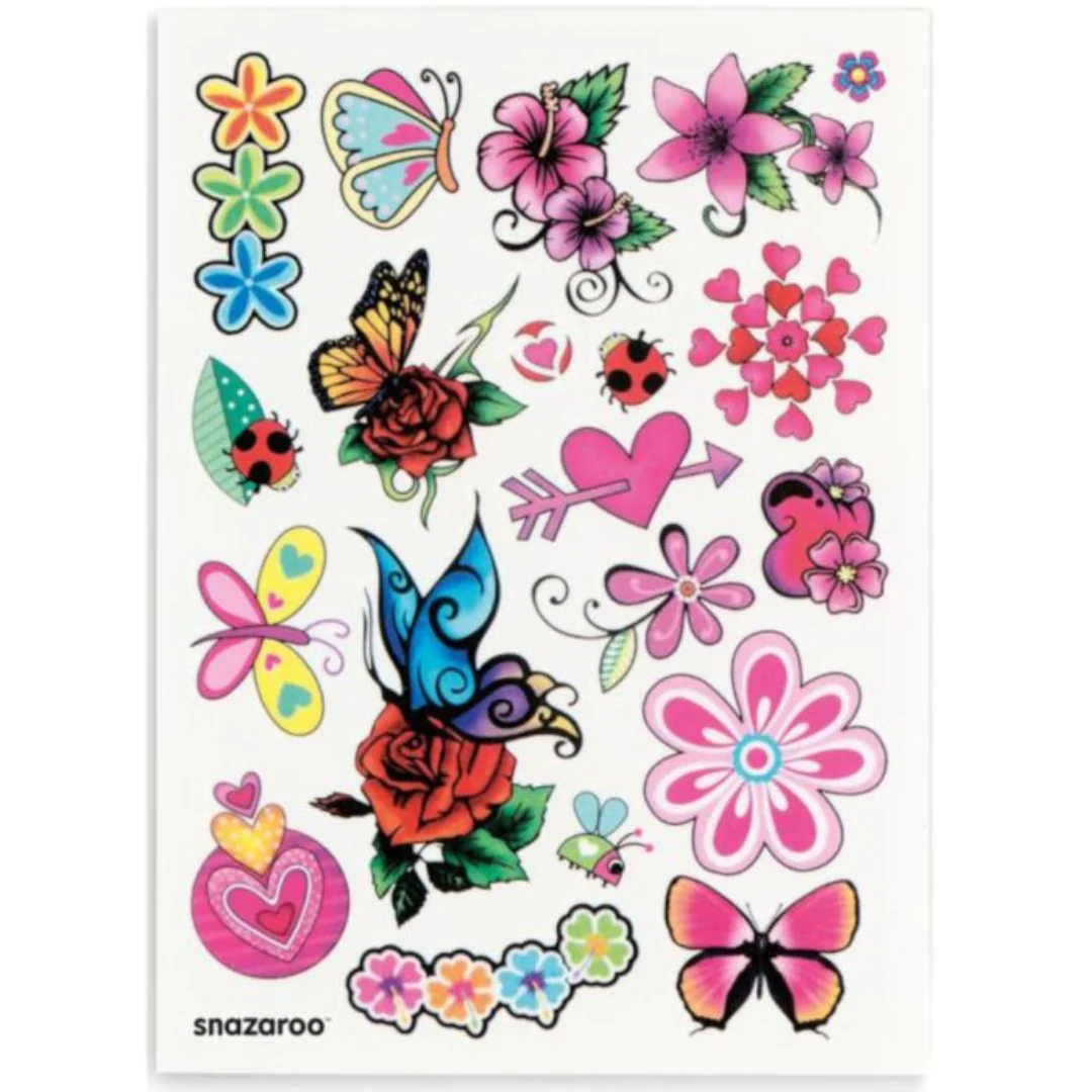 TATUAJES TEMPORALES P/NIÑAS SURTIDOS SNAZAROO 20/1 - Image 2