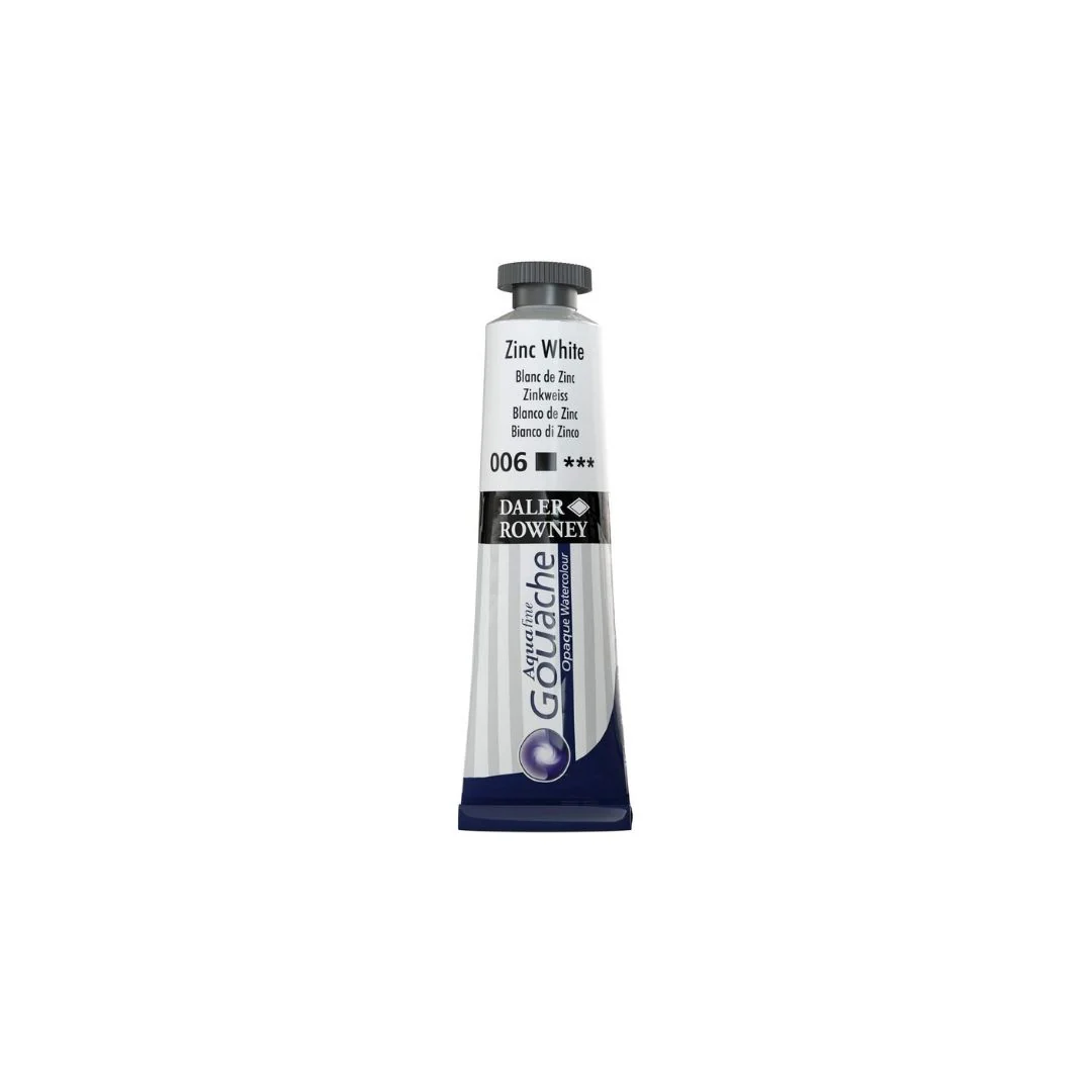 TEMPERA EN TUBO AQUAFINE 15 ML  BLANCO ZINC (GOUACHE)